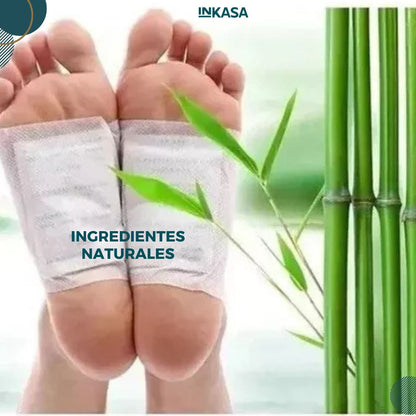 Parches detox Kinoki para pies x 3 cajas de 10 unds