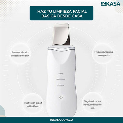 Limpiador Facial ultrasónico 3 en 1