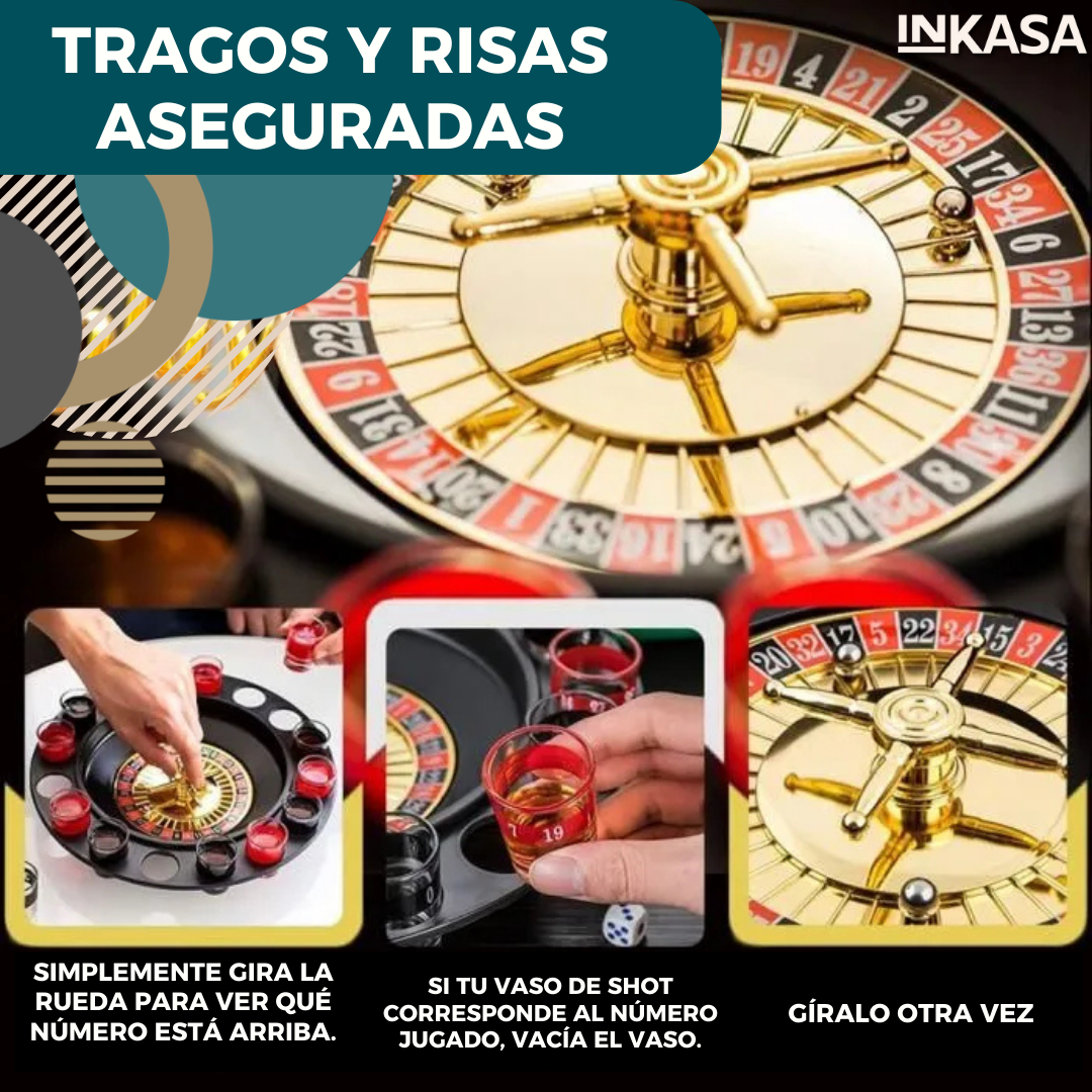 Ruleta De Shots Juego De Mesa