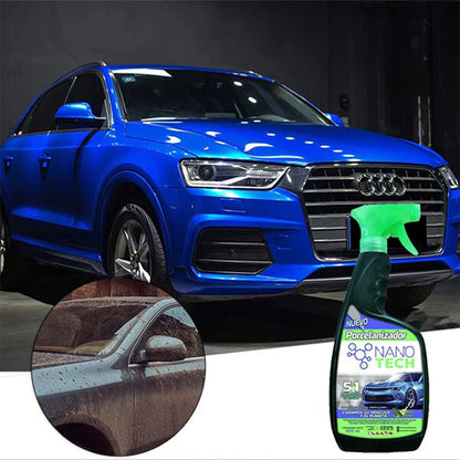 🚗 Kit Nano Tech – Porcelanizador Hidrofóbico 5 en 1 | Limpia, Pule y Protege Sin Agua