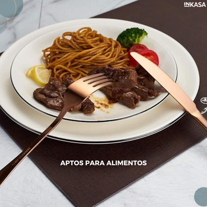 Set de 24 cubiertos con estuche