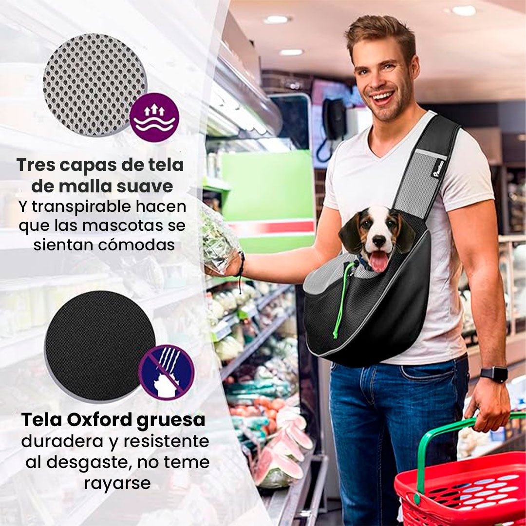 Cargador Tipo Morral para Mascotas – Comodidad y Seguridad en Cada Paseo🐕🐶