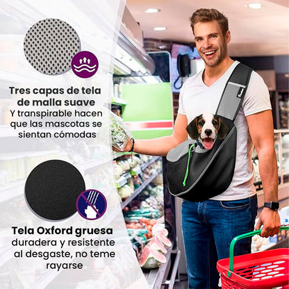 Cargador Tipo Morral para Mascotas – Comodidad y Seguridad en Cada Paseo🐕🐶