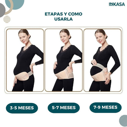 Faja prenatal con Soporte Abdominal