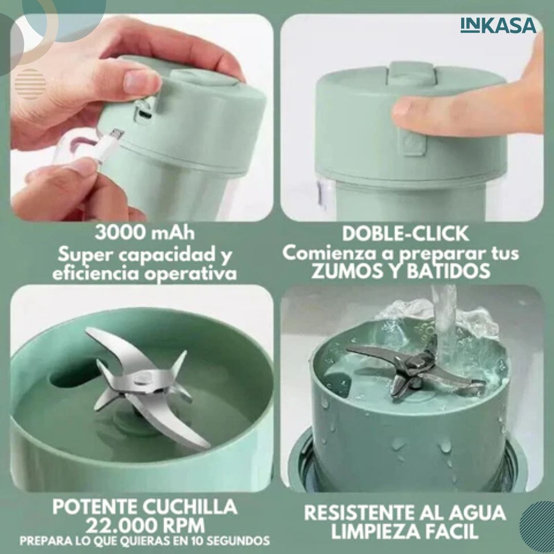 Licuadora Portátil Vaso