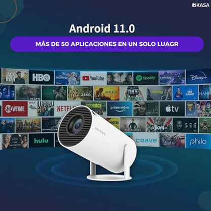 Mini proyector Led Hy300 smart android 11