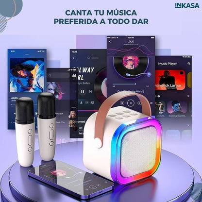 Parlante inalámbrico Karaoke con micrófono