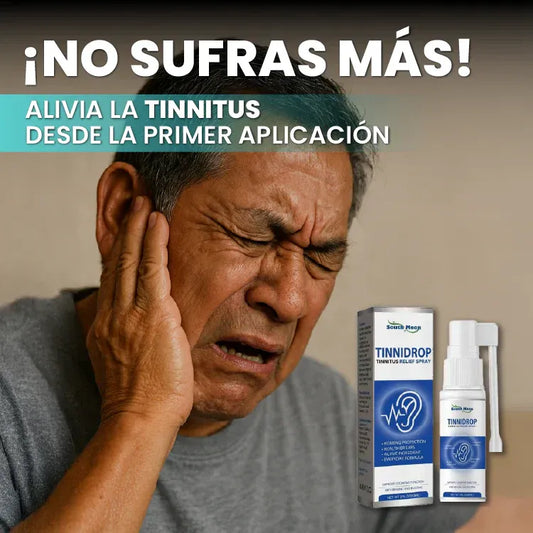 TINNIDROP® Solución auditiva anti-tinitus, sordera, pitidos e infecciones👂🏻