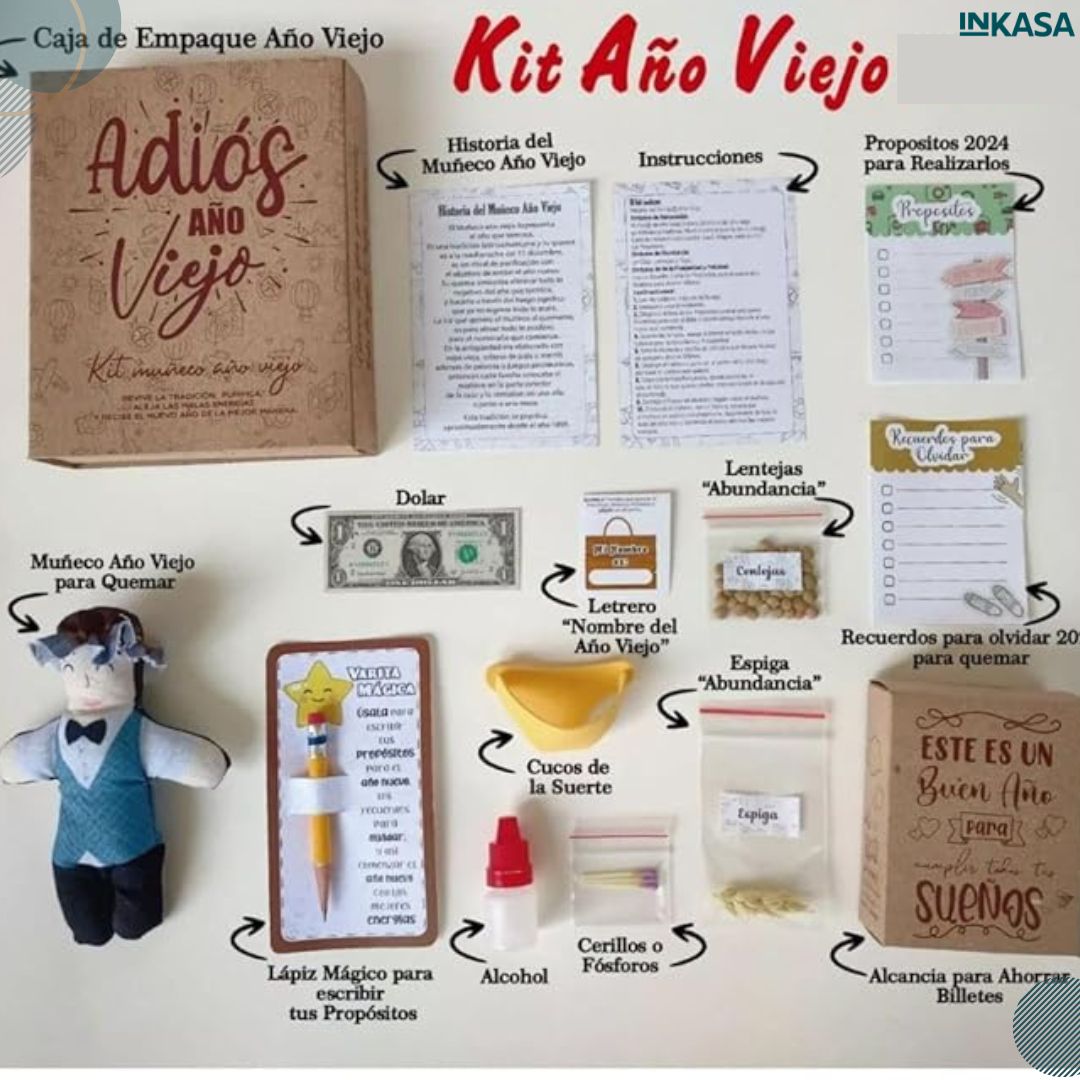 kit ritual muñeco año viejo