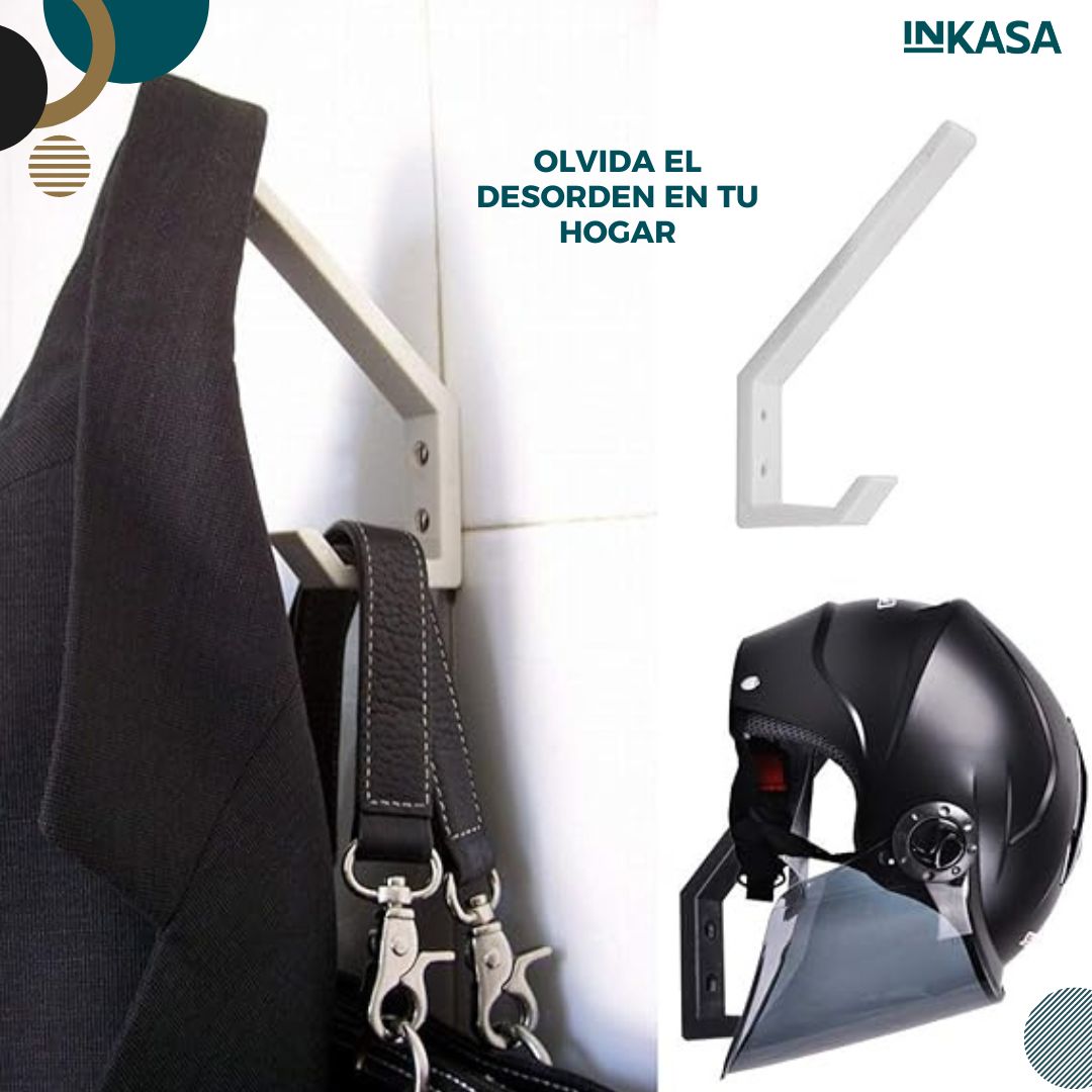 Soporte multifuncional para cascos 2 unds