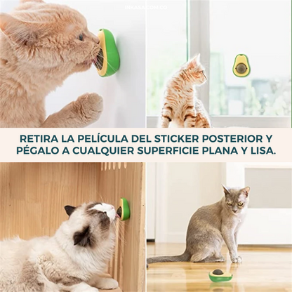 Juguete de Aguacate con Catnip Para Gatos x3 unidades