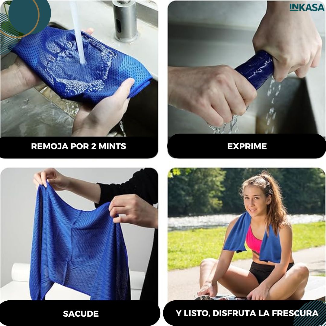 Pack x 4 toallas de enfriamiento