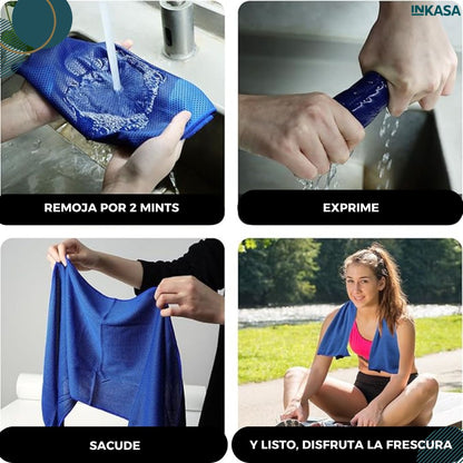 Pack x 4 toallas de enfriamiento