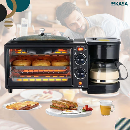 Sokany mini horno eléctrico 3 en 1