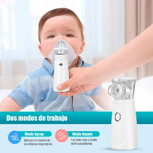 〰️Nebulizador - Tecnología portátil para respirar sin interrupciones.