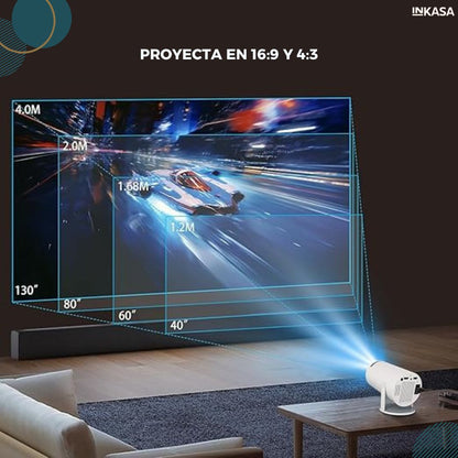 Mini proyector Led Hy300 smart android 11