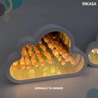 Lámpara nube espejo de Tulipán