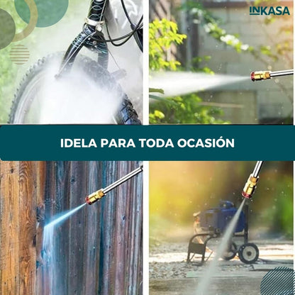 Hidrolavadora inalámbrica + 2 Baterías + Raches 40pcs