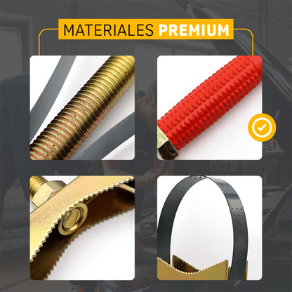 SteelGrip X – Llave de Correa de Acero Ajustable para Filtro de Aceite (60–120 mm)🧰