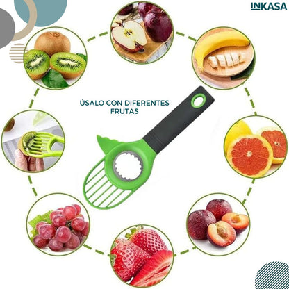 Set 3 En 1 para aguacates: Cortador, pelador y deshuesador