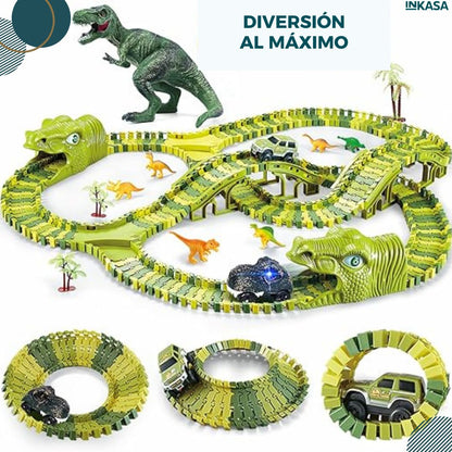 Pista de dinosaurios 240 piezas