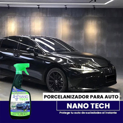 🚗 Kit Nano Tech – Porcelanizador Hidrofóbico 5 en 1 | Limpia, Pule y Protege Sin Agua