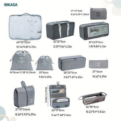 Organizador De Equipaje Kit Viajero X 11