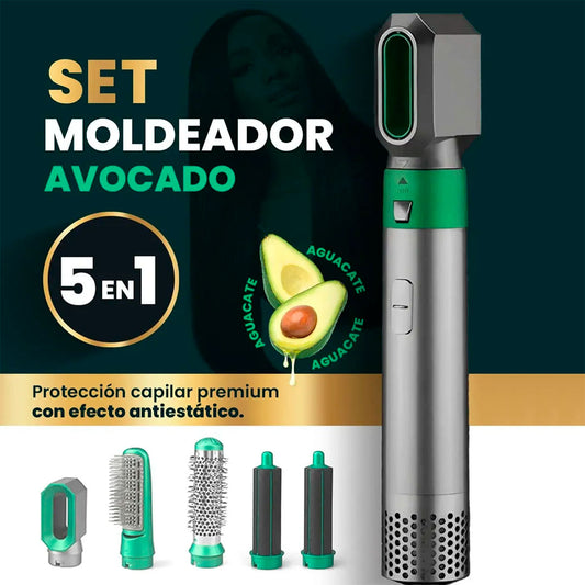 Cepillo 5 en 1 Multifuncional para el Cabello – Secado, volumen y estilo en un solo paso💇‍♀️🥰
