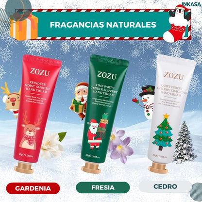 Set regalo de Navidad de crema de manos hidratante x 5 pcs