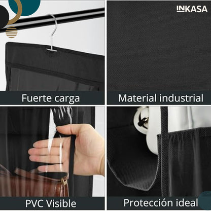 Organizador de bolsos para armario x 2 unds