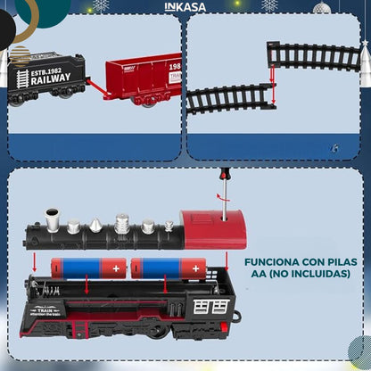 Tren para decoración navideña