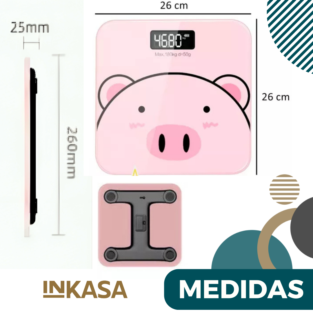 Bascula De Baño Cerdito