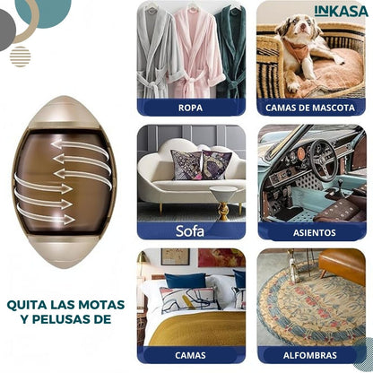 Rodillo quita motas lavable