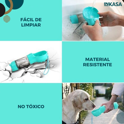 Botella multiusos 3 en 1 para mascotas