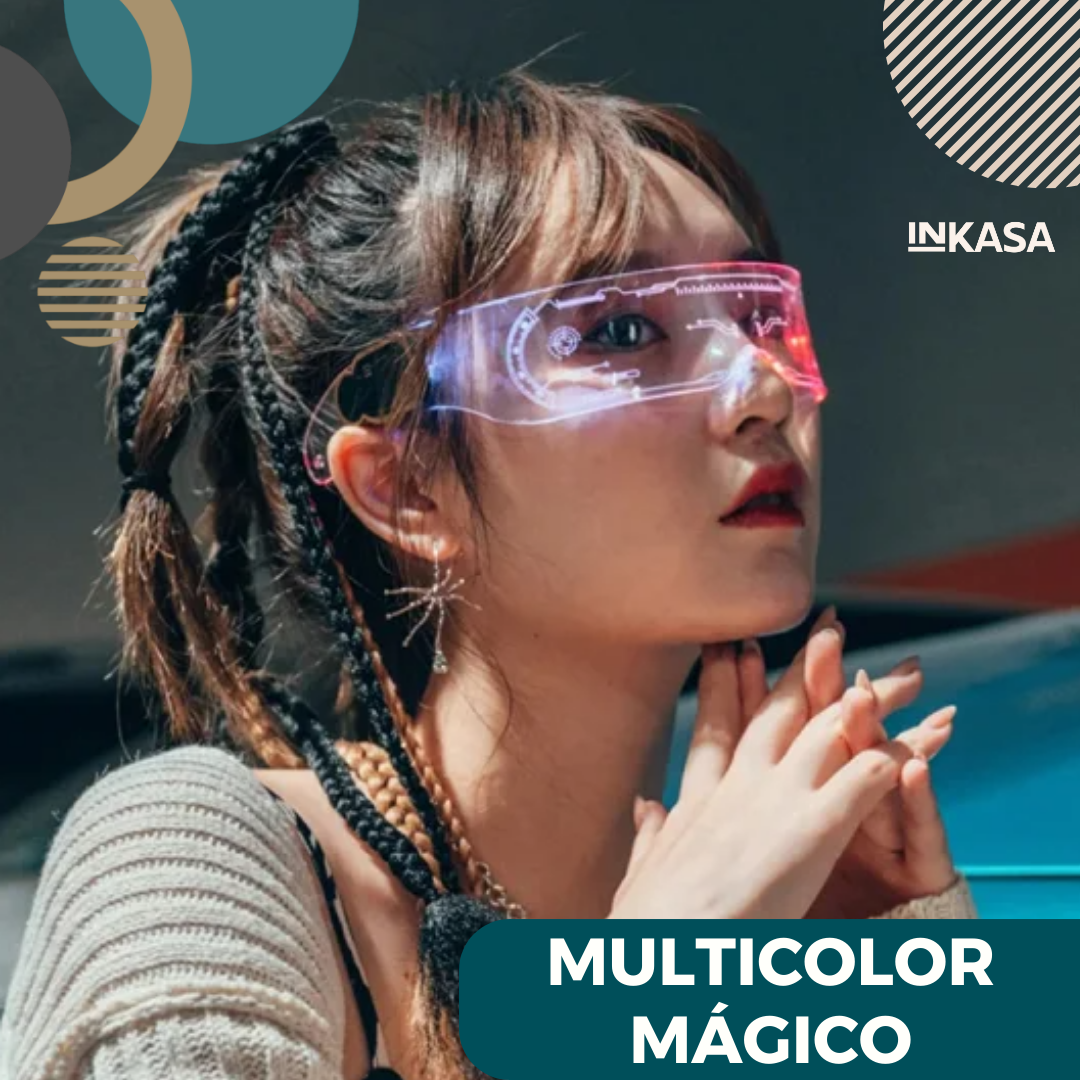 Gafas Luminosas Futuristas Led Halloween