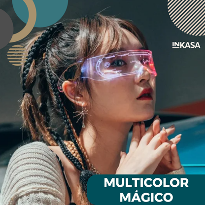 Gafas Luminosas Futuristas Led Halloween