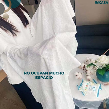 Toalla comprimida desechable para cuerpo