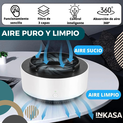 Cenicero Con Purificador De Aire