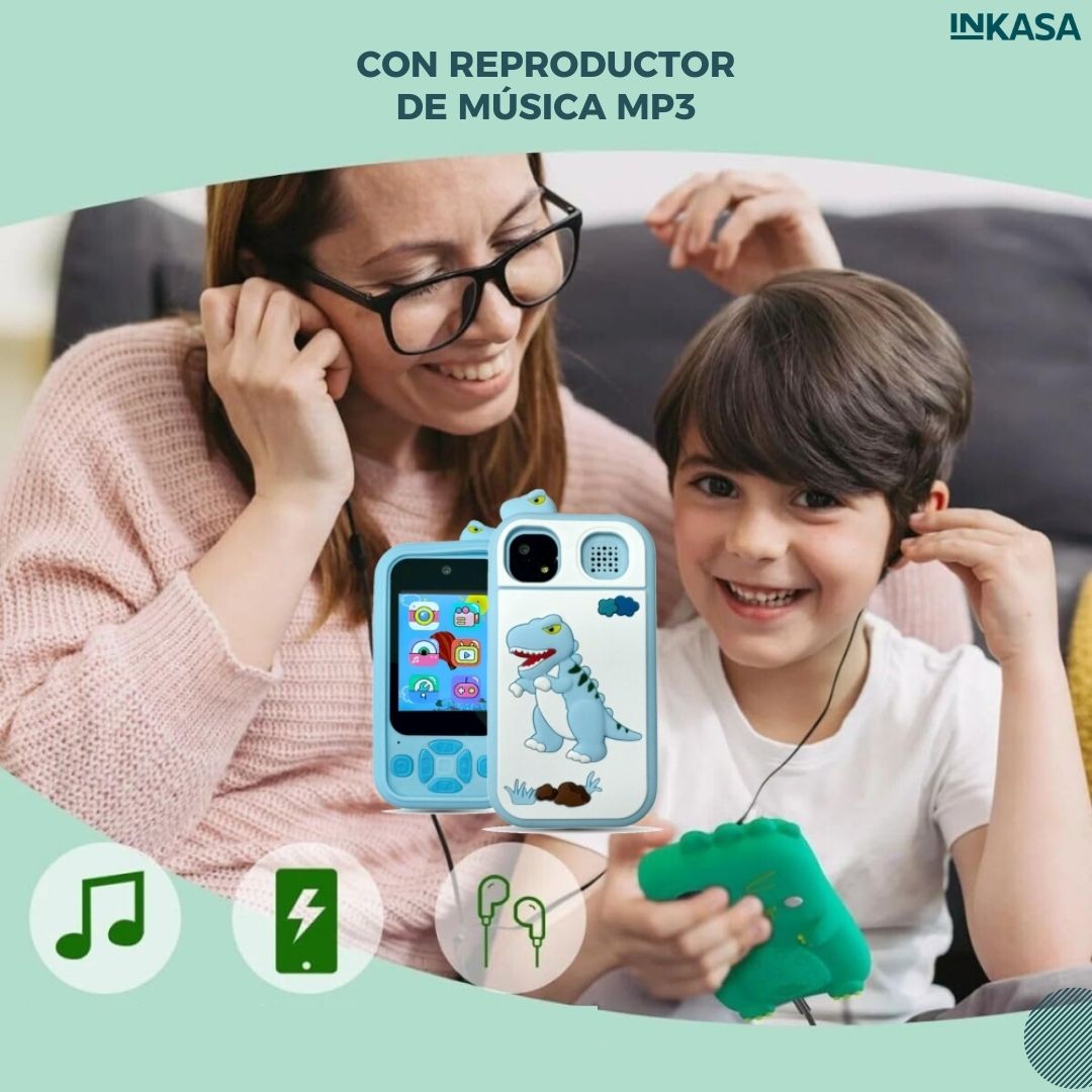 Celular para niños con juegos y cámara
