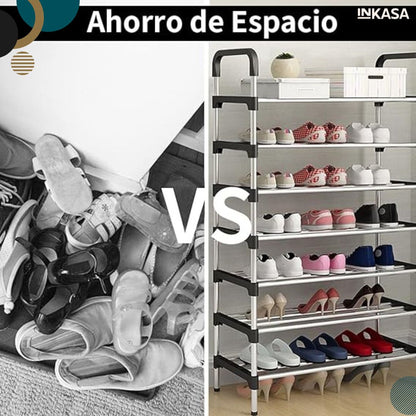 Zapatero de acero armable 7 niveles