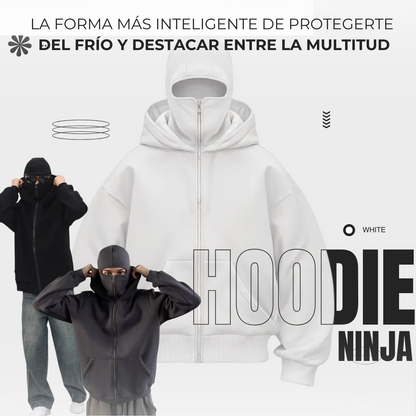🥷Hoodie Ninja con Balaclava Integrada – Estilo, protección y actitud en una sola prenda