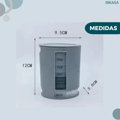 Pastillero Organizador de Medicina Pill Pro