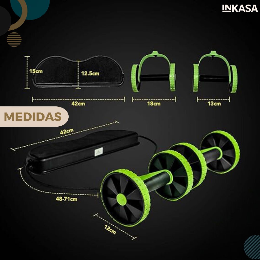 Revoflex rueda de entrenamiento abdominal