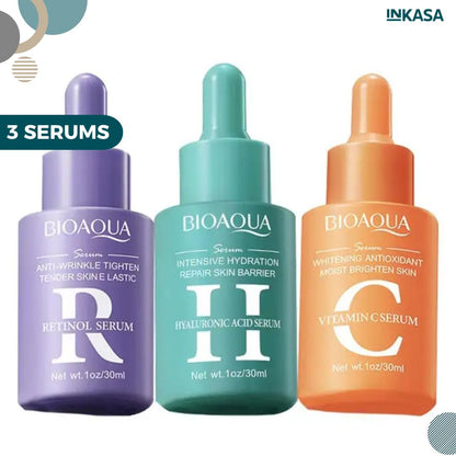 Kit de 3 serums Bioaqua x 2 cajas