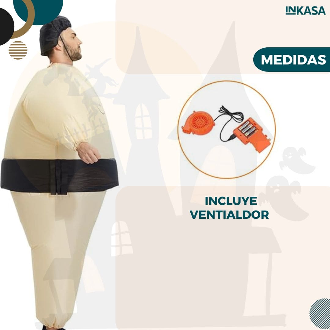 Disfraces inflables para niños y adultos