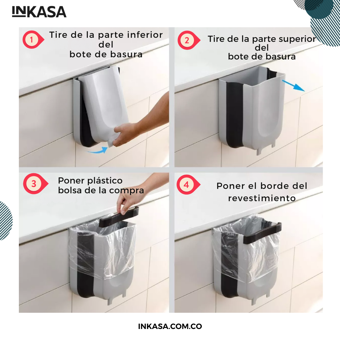 Basurero Plegable Para Cocina
