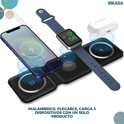 Cargador inalámbrico plegable