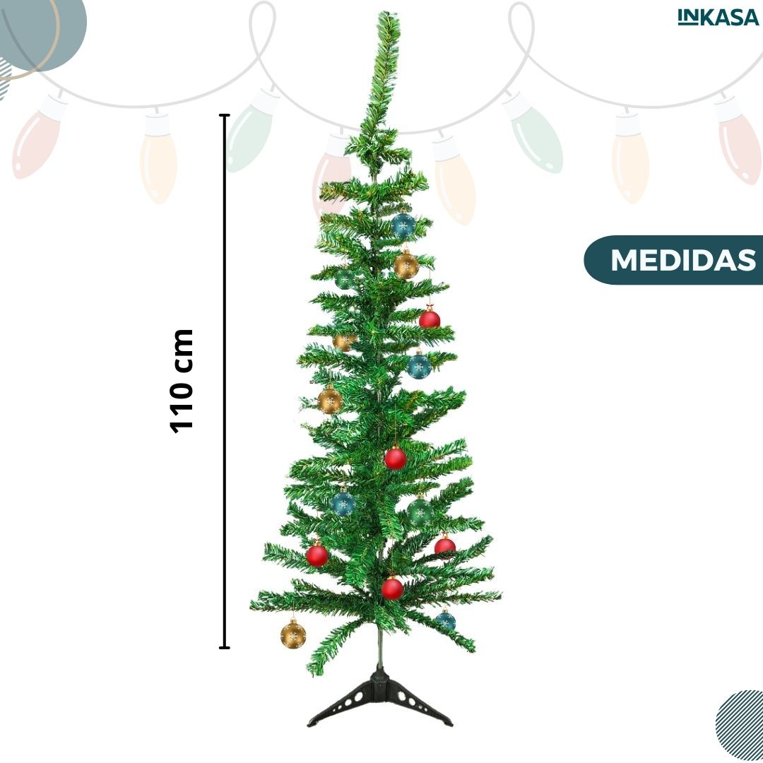 Árbol de navidad de 110 cm