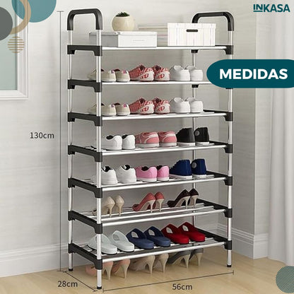 Zapatero de acero armable 7 niveles