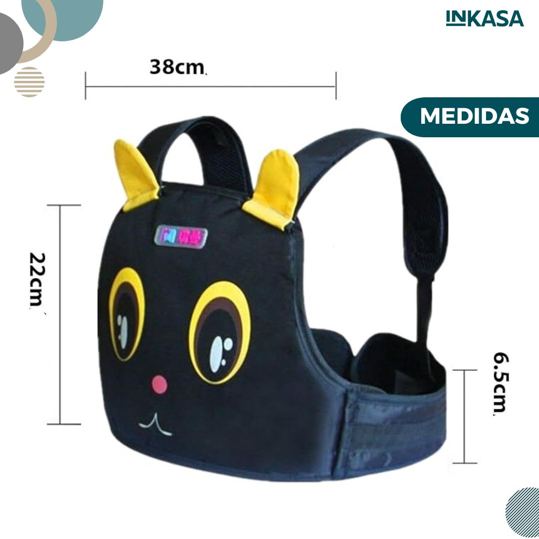 Chaleco de seguridad para niños en moto
